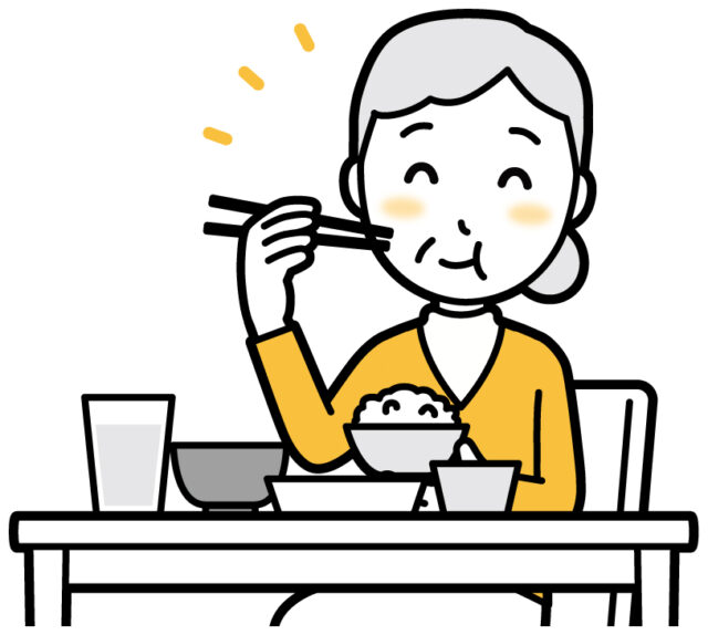 うまいご飯イラスト