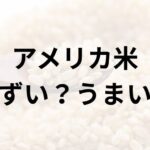 アメリカ米アイキャッチ画像