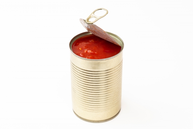 カレーにトマト缶画像